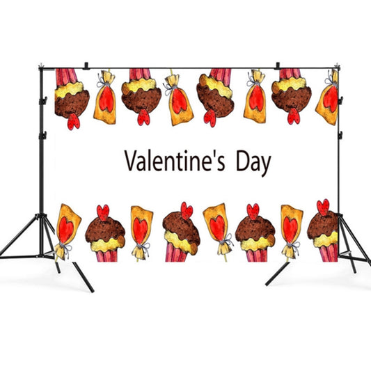 2.1m x 1.5m Valentines Day Photo Party Layout Props Photography Background Cloth(014) by buy2fix