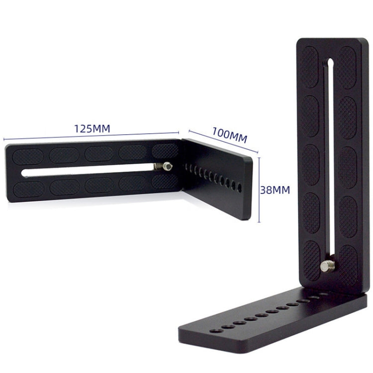 125A Red Vertical Shoot Quick Release L Plate Bracket Base Holder by buy2fix