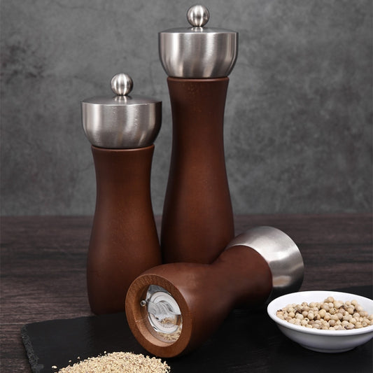 Beech 304 Stainless Steel Manual Pepper Grinder Ceramic Core Pepper Grinder, Specification: 6 Inch (Color Box) by buy2fix