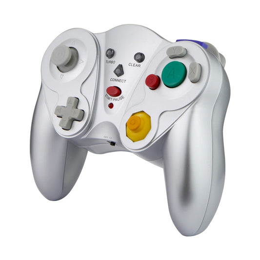 HY-5201 2.4HGz Wireless Gamepad For Nintendo NGC, Color of the product: Silver by buy2fix
