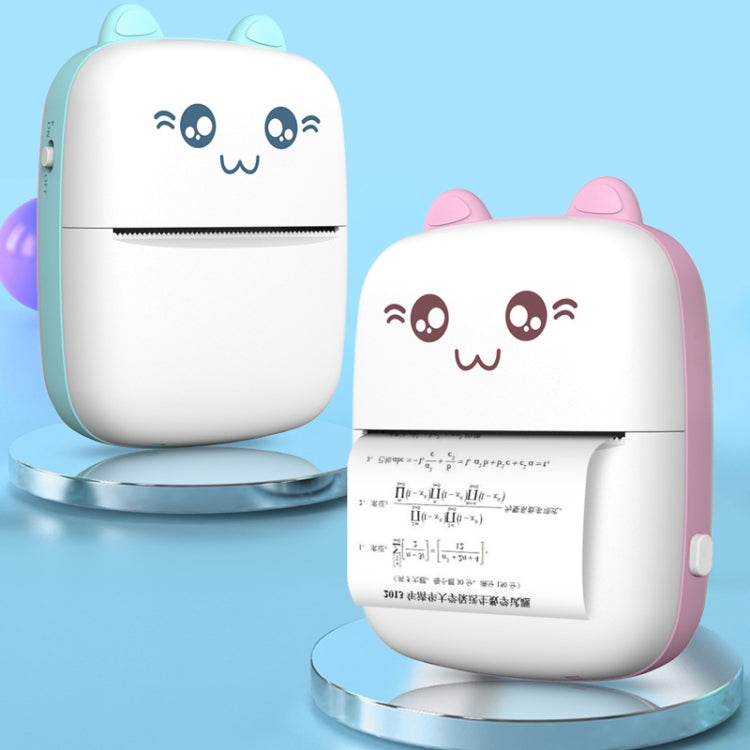 C9 Mini Thermal Printer Bluetooth Photo Printer Student Homework Mistakes Collections Printer(English Version Pink) by Huawei