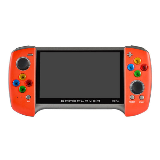 X19 Plus 5.1 inch Screen Handheld Game Console 8G Memory Support TF Card Expansion & AV Output(Red) by buy2fix