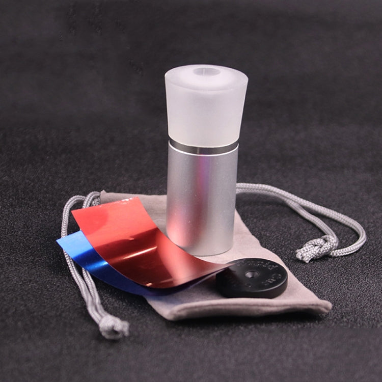 2 PCS Metal Cutting Mirror Jewelry Diamond Identification Tool 10 Times Magnifying Glass Diamond Instrument Diamond Ring Observer(Silver) by buy2fix