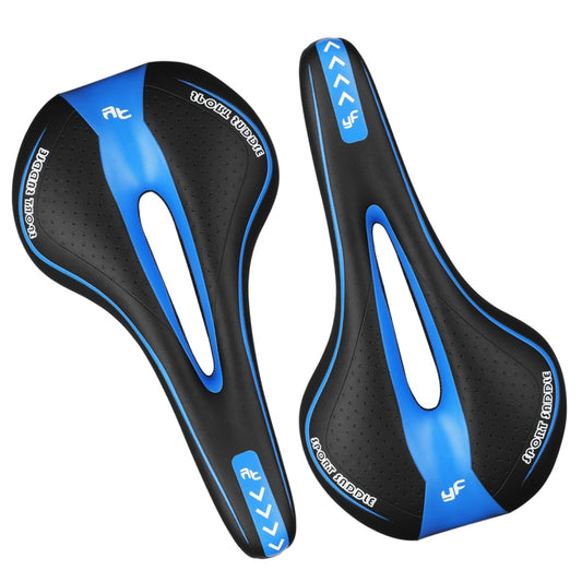 YAFEE YF-1018 Mountain Bike Saddle Bicycle Riding Saddle Bicycle Saddle(Black Blue) by YAFEE
