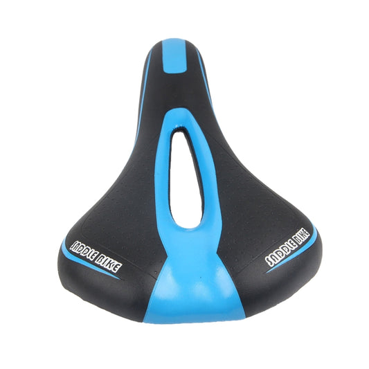 Mountain Bike Saddle Road Bike Folding Car Seat Cushion Cycling Equipment, Colour: Black Blue(No Standard) by buy2fix