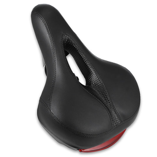 Bicycle Cushion With Lamp Bicycle Saddle Mountain Bike Saddle(Black) by buy2fix
