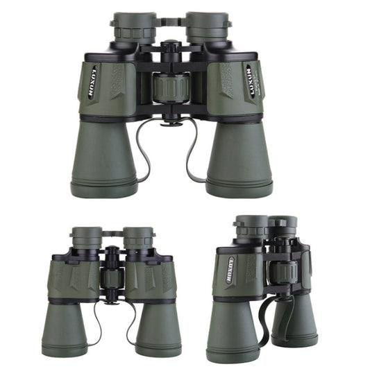 Luxun 20X50 Outdoor Binoculars Low Light Night Vision Non-Infrared High Power Binoculars(ArmyGreen) by LUXUN