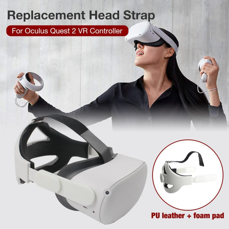 VR Comfortable Replacement Headset VR Accessories Weight Loss Headband, For Oculus Quest 2 by buy2fix