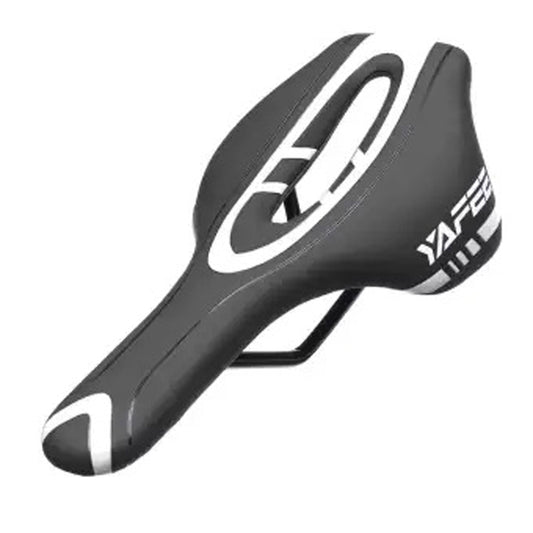 YAFEE Mountain Bike Saddle Mountain Bike Seat Hollow Bicycle Seat(White) by YAFEE