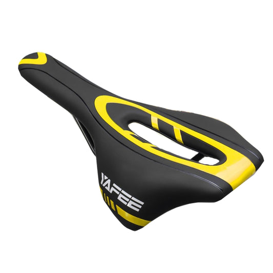 YAFEE Mountain Bike Saddle Mountain Bike Seat Hollow Bicycle Seat(Yellow) by YAFEE