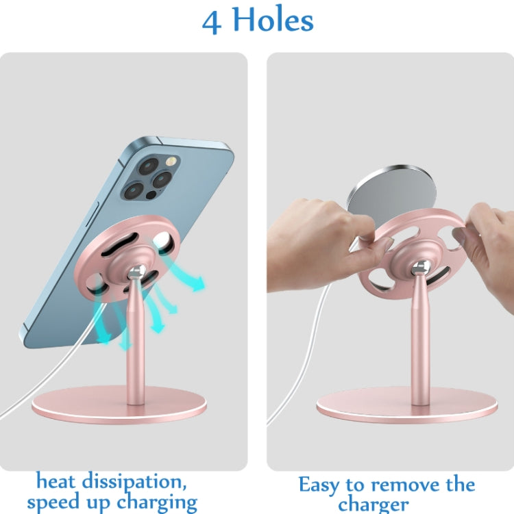 For MagSafe Magnetic Wireless Charging Stand, Colour: F13 Black by buy2fix