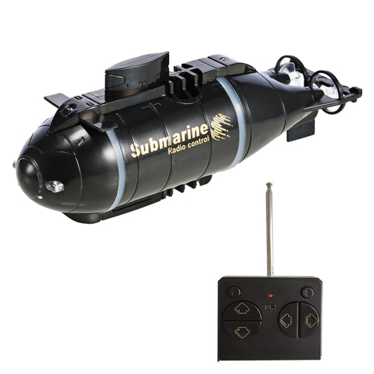 Children 2.4G Electric Six-Way Mini Submarine Model Boy Playing In Water Remote Control Boat Nuclear Submarine(Black) by buy2fix