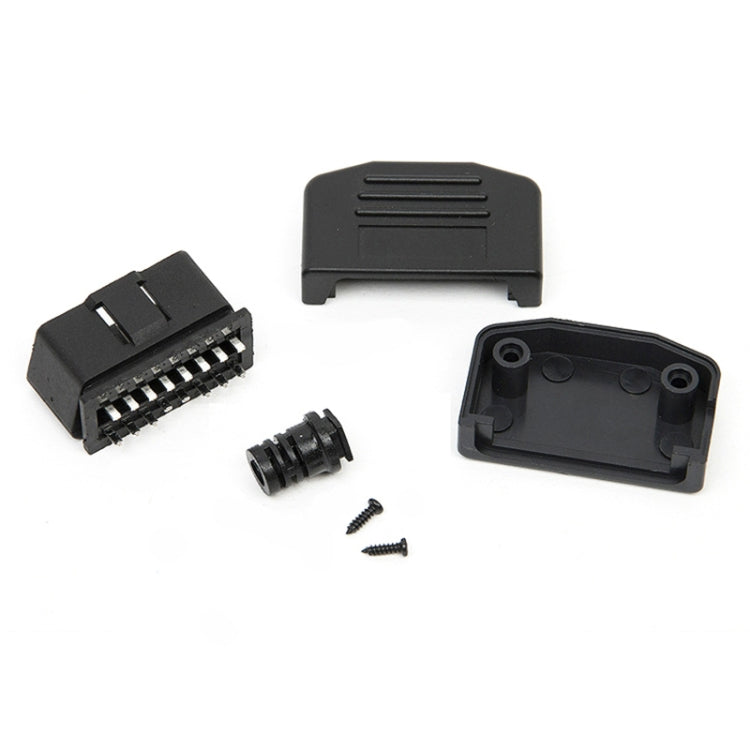 5 PCS 16PIN Car Male Connector OBD2 Connector Plug + Shell + Line Card + Screw OBD Plug J1962M by buy2fix