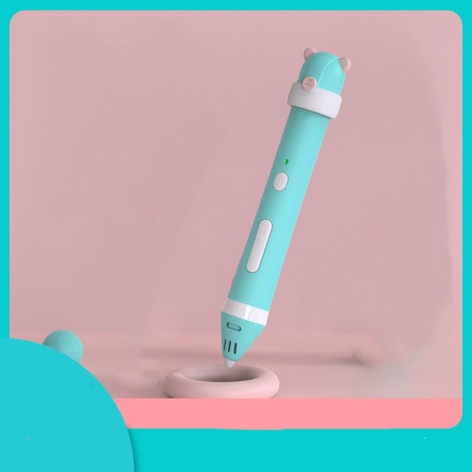 Drawing Three-Dimensional Graffiti Low Temperature 3D Printing Pen For Children A2 Young Bear by buy2fix