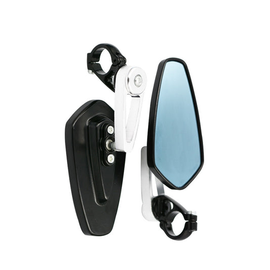 Electric Bike Motorcycle Modified Reversing Retro Rearview Handle Mirror All Aluminum Reflective Rearview Mirror(Silver) by buy2fix