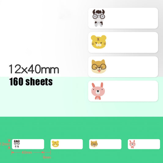 Thermal Label Paper Cosmetic Sticker Bottled Name Sticker For NIIMBOT D11 Printer, Size: Cute Paradise by buy2fix