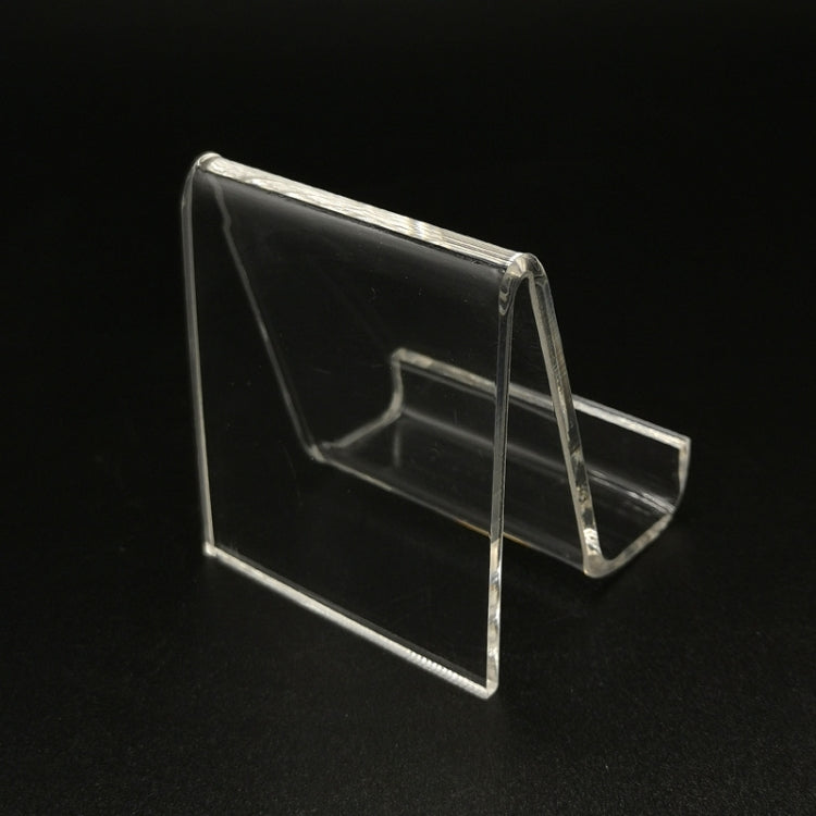 QH-040 10 PCS Acrylic Transparent Mobile Phone Display Stand(Transparent) by buy2fix