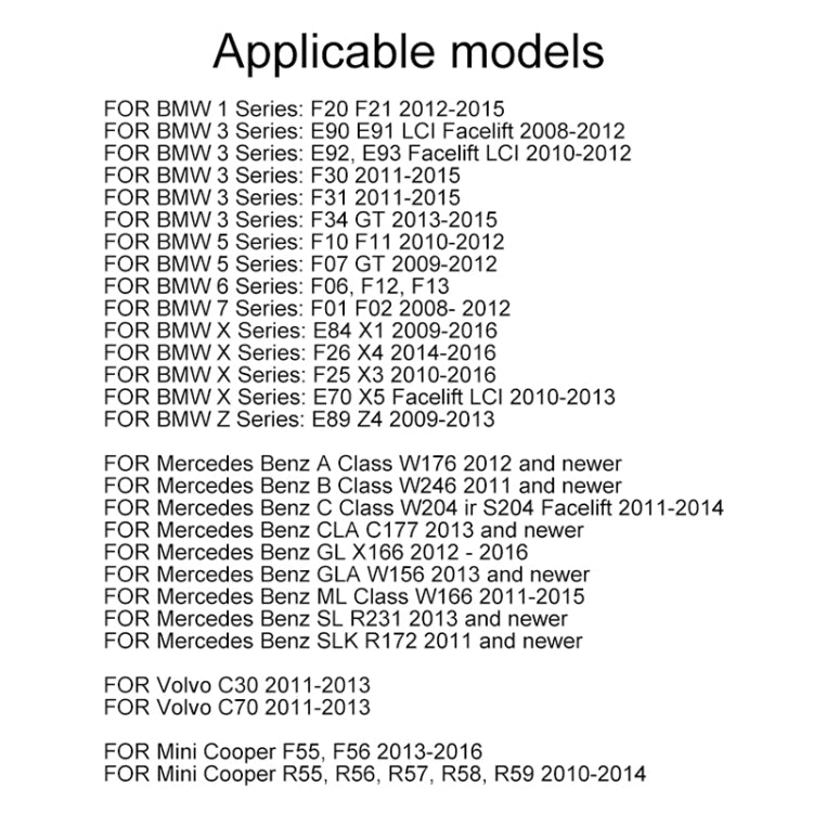 D1S Car Headlight Hid Ballast 130732946100 For BMW 1 Series F20 / F21 2012-2015 by buy2fix