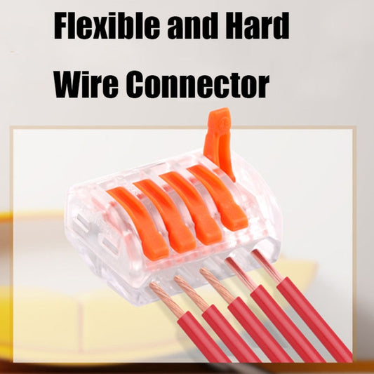 10 PCS VSE-415W Wire Connector Transparent Terminal by buy2fix