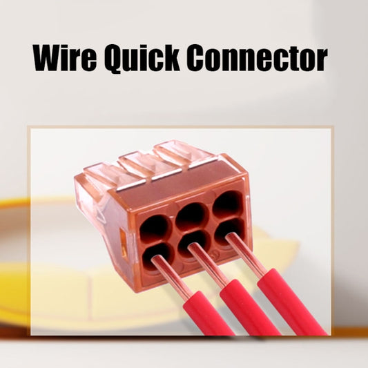 10 PCS VSELE VSE-606A Four-Hole Multi-Function Terminal Block Wire Quick Connector by buy2fix
