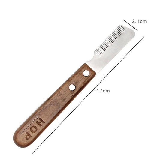 HOP Terrier Dog Plucking Knife Pet Grooming & Shaving Tool(CS276 Right Hand) by buy2fix