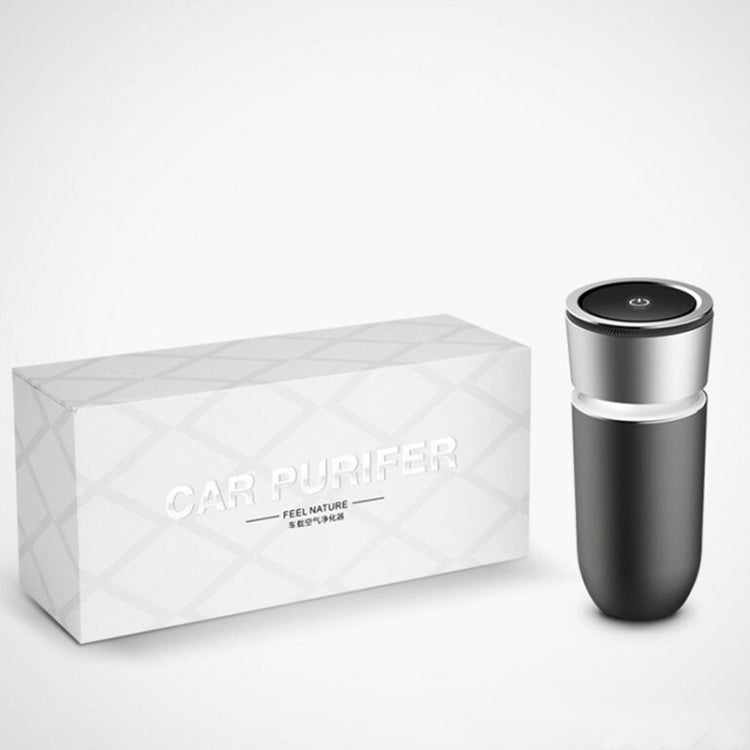 K04 Colorful Car Charger USB Car Negative Ion Air Purifier(Black) by buy2fix