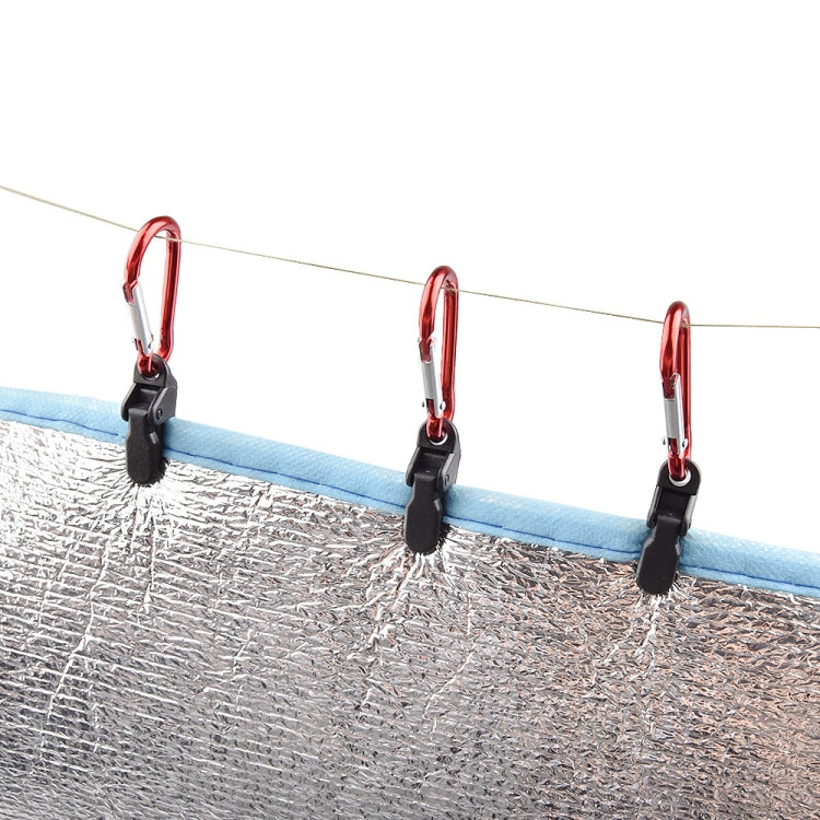 20 PCS Camping Tent Windproof Fixing Clip Outdoor Barbecue Canopy Tarp Fixed Pull Point Clip by buy2fix