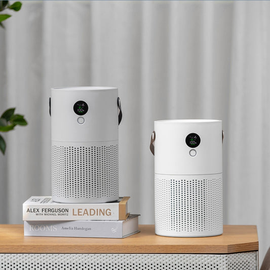 AP01 Home Desktop Smoke And Formaldehyde Removal Portable Disinfection Negative Ion Air Purifier(White) by buy2fix