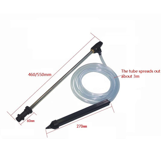 High Pressure Sandblasting Gun Nozzle Car Washing Machine Sandblasting Gun With Connector For Karcher K2-K7 Series 460mm by buy2fix