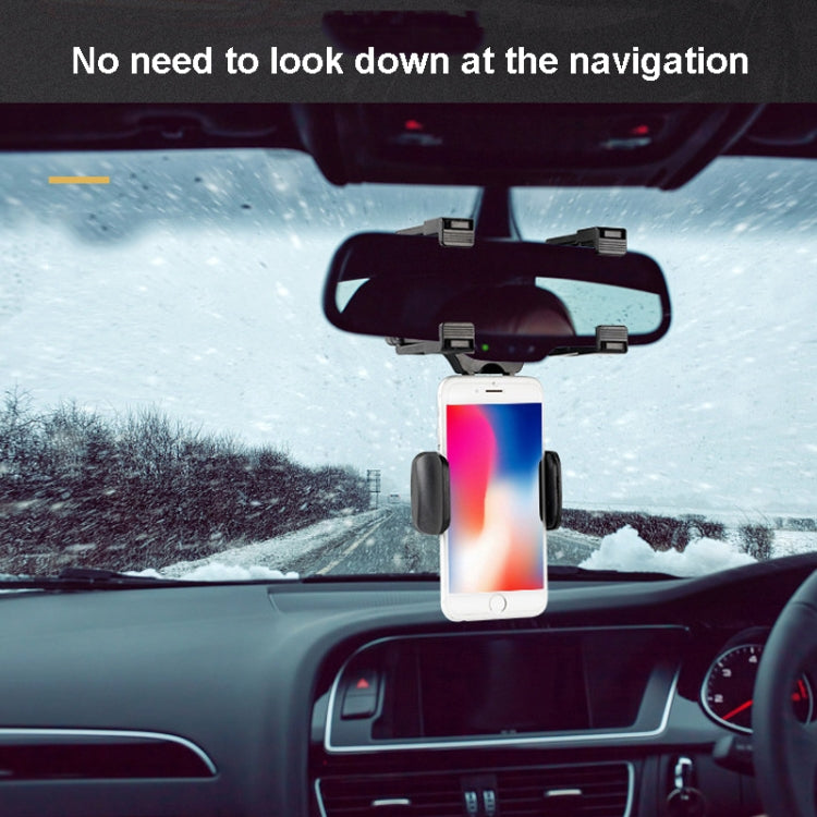 2 PCS Car Rearview Mirror Mobile Phone Bracket Tachograph Fixing Clip by buy2fix