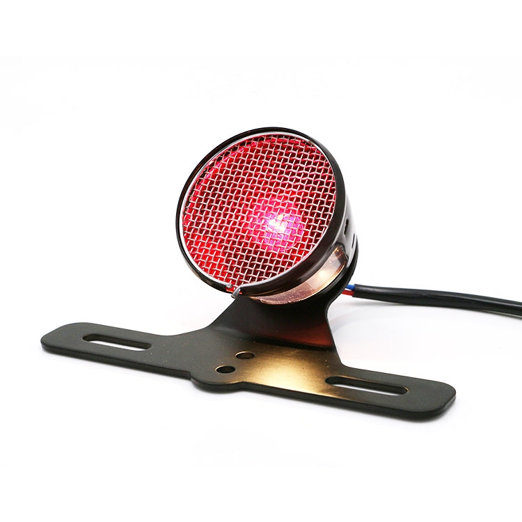 Motorcycle Retro Modified Universal Metal Brake Light LED Tail Light by buy2fix