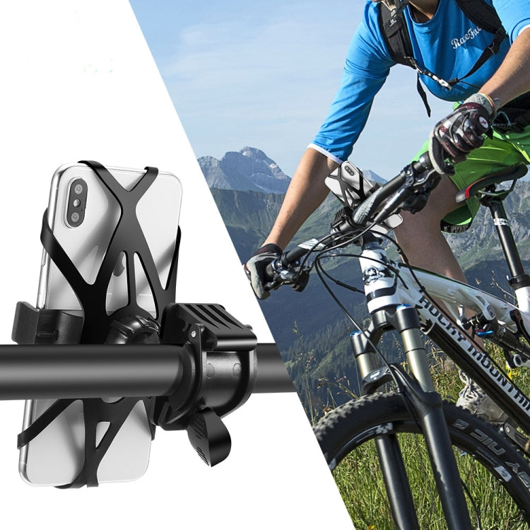 Bicycle Strap Mobile Phone Holder Bicycle Mountain Bike Phone Holder(Strongly Chuck Type) by buy2fix