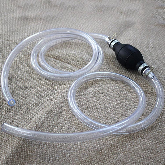 One-Way Valve Manual Oil Pump Oil Pipe Aquarium Water Changer(15mm Alloy) by buy2fix