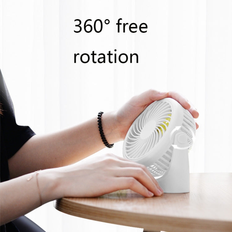 JD-Q1 Office Student Dormitory Mini Silent USB Fan(White) by buy2fix
