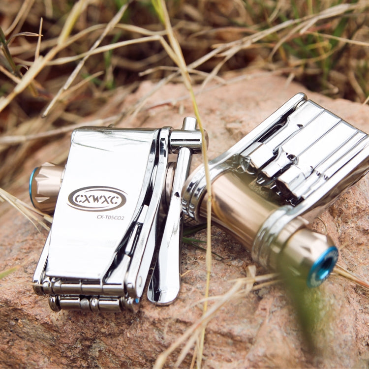 CXWXC 16 In 1 Bicycle Repair Combination Tool Multifunctional Mountain Bike Repair Tool by buy2fix