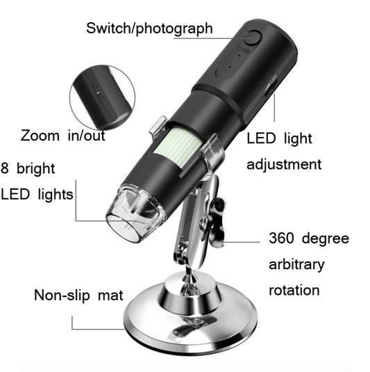WIFI Electron Microscope USB Digital Magnifying Glass by buy2fix