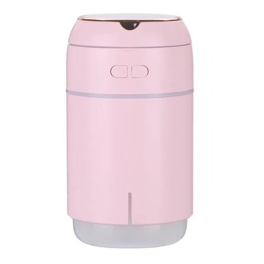 K005 Portable Hydrating LED Fill Light Makeup Mirror USB Mini Humidifier(Pink) by buy2fix