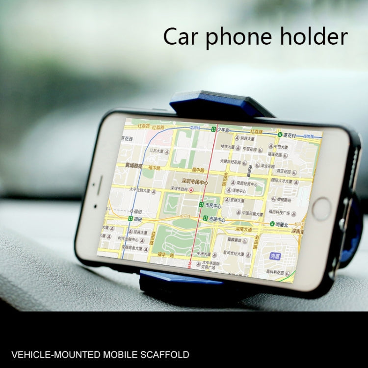 Lazy Car Desktop Phone Holder Alligator Mouth Clip Holder(Black Gray) by buy2fix