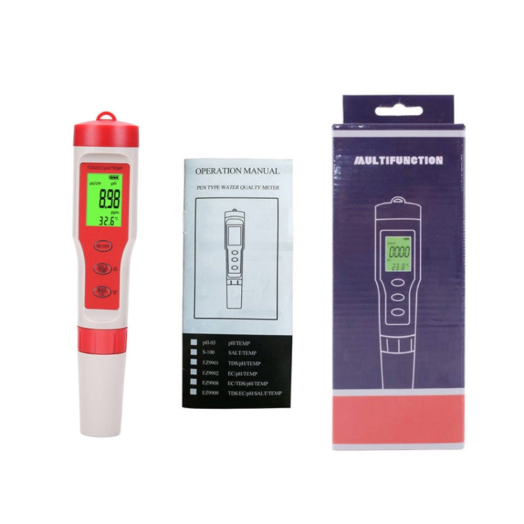 4-in-1 Portable PH/TDS/EC/TEMP Test Pen Multi-Function Water Quality Tester by buy2fix