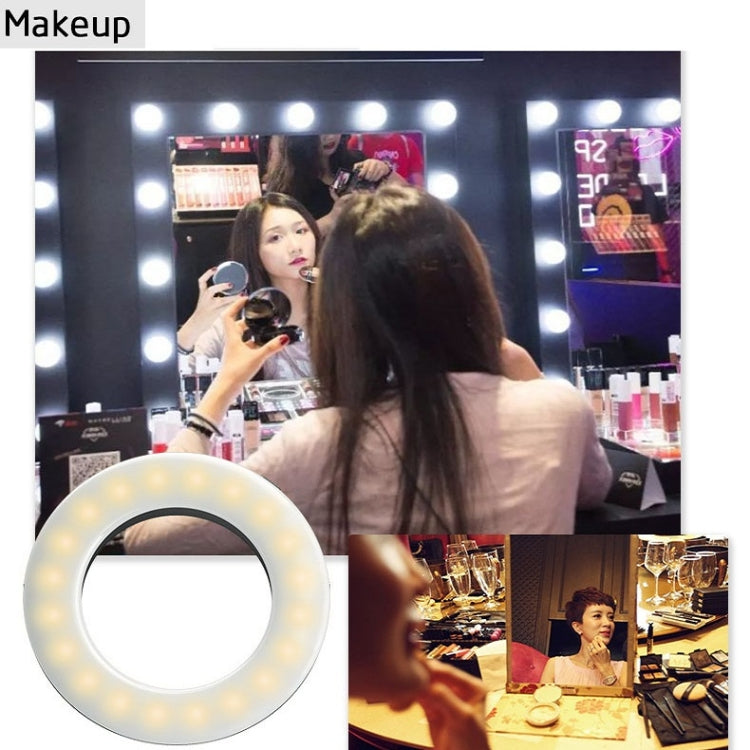Mobile Phone Live Selfie Light LED Beauty Ring Fill Light(Black) by buy2fix