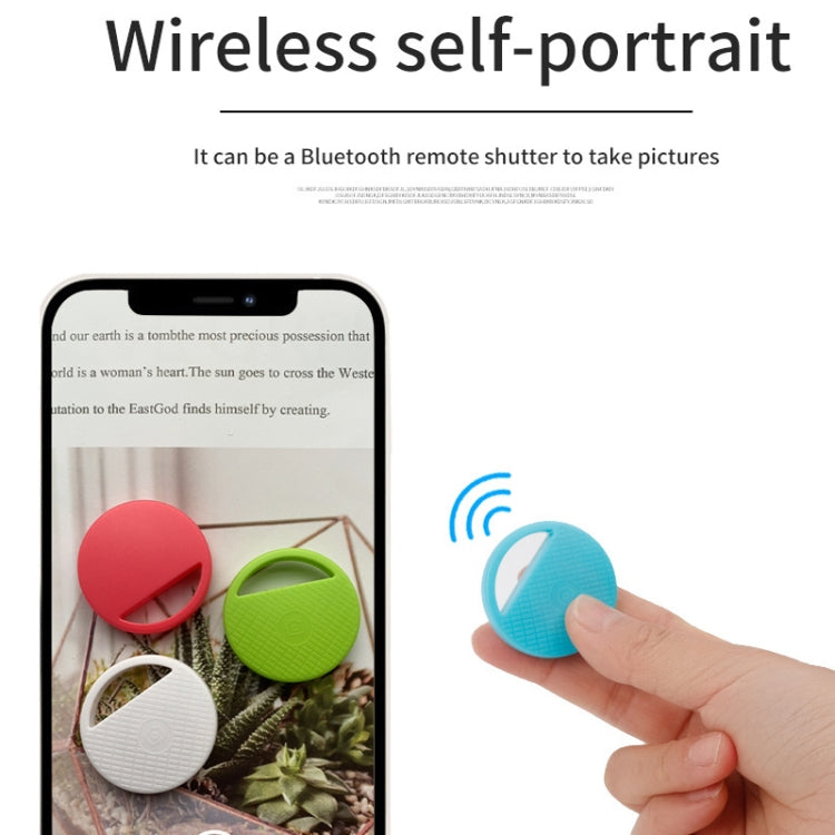 HYC-S9 2 PCS Round Bluetooth Object Finder Mobile Phone Tracking Locator Anti-Lost Two-Way Alarm(Pink) by buy2fix