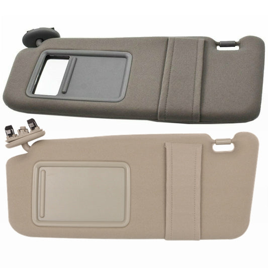 Left Driver Side Sun Visor With Mirror Driving Position Sun Visor For Toyota Camry 2007-2011(Gray) by buy2fix