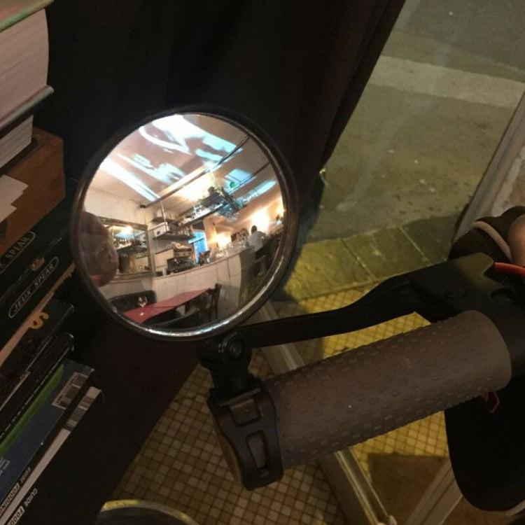 2 PCS For Xiaomi Scooter Rear View Mirror Bicycle Mirror(Oval) by buy2fix