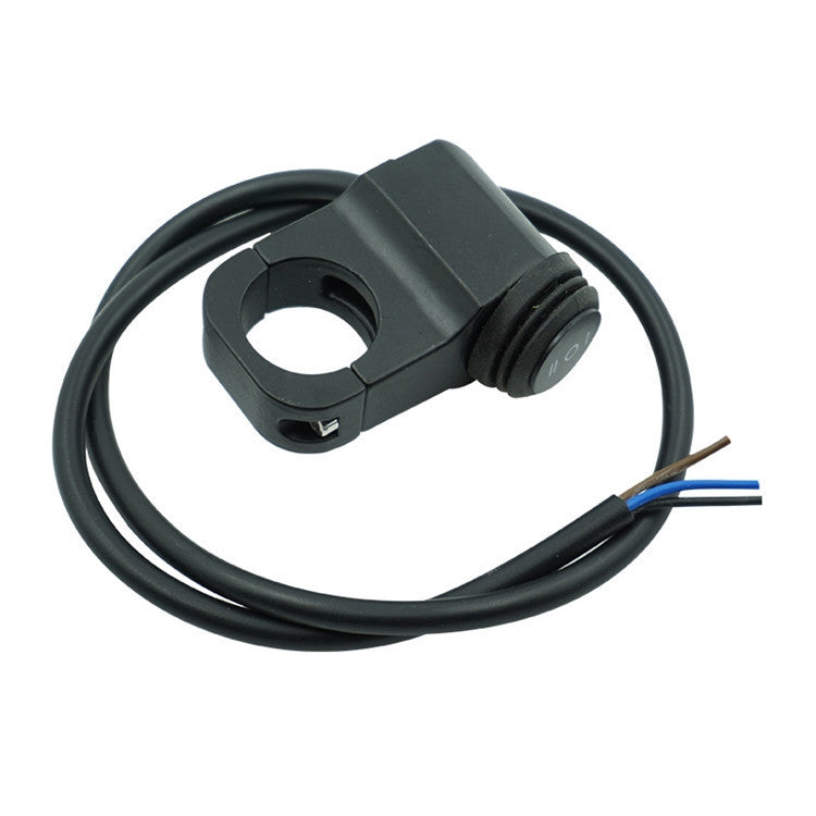 Motorcycle Aluminum Alloy Modified Waterproof One In Two Out Three-Wire Universal Switch by buy2fix