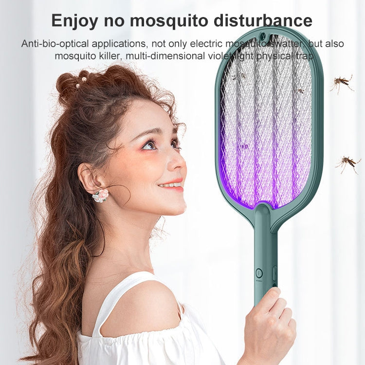 Smart Home Dual-Use Mosquito Swatter Mosquito Killer Fly Swatte(Green) by buy2fix