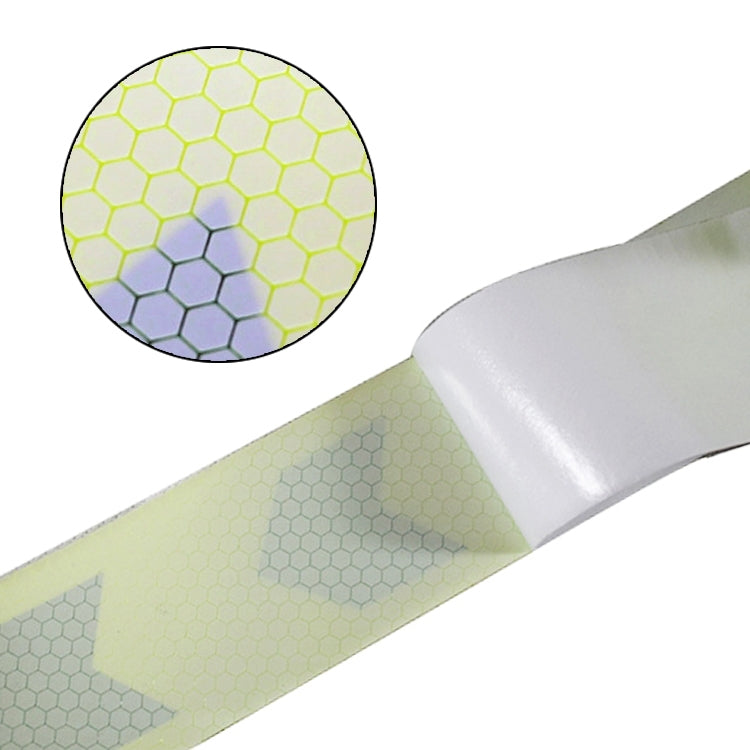 2 PCS Fluorescent Yellow Black Arrow Truck Sign Sticker Corridor Reflective Floor Stickers, Specification: 5cm x 20m by buy2fix