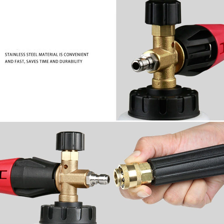 High Pressure Car Wash Water Gun Foam Pot Snowflake PA Foam Pot by buy2fix