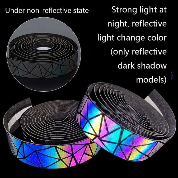 WEST BIKING Bicycle Volorful Handlebar Straps Shock Absorption PU Non-Slip Handlebar Wrap Riding Equipment(Aurora) by WEST BIKING