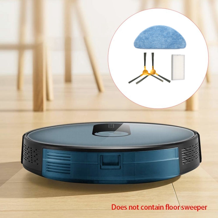 Sweeping Robot Accessory For Proscenic 800T Specification: Side Brush+Filter+Rag by buy2fix