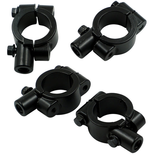 6 PCS Motorcycle Modification Accessories Handlebar Mirror Holder(M10 22mm Black) by buy2fix